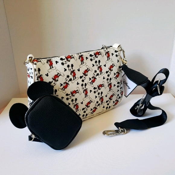 💖 Disney Mickey Mouse Sketch Crossbody Bag /Purse - Picture 6 of 7